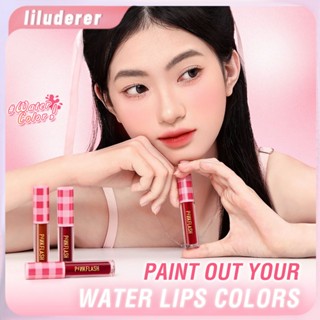 Pinkflash WATERCOLOR Water Ink Airy Matte Lip Tint สูตรน้ำ นุ่ม Airy-like Transfer-proof Mask-proof ปราศจากภาระ Moisture HO