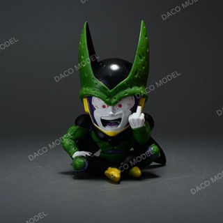 โมเดลฟิกเกอร์ Dragon Ball Martial Arts Club Final Form GK Saru Vertical Middle Finger Figureed Gesture Q Version สําหรับตกแต่ง