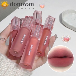 Donovan ลิปสติก ลิปกลอส เนื้อแมตต์กํามะหยี่ กันน้ํา ติดทนนาน 6 สี สําหรับผู้หญิง