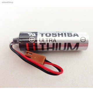 งานแท้ จัดส่งเฉพาะจุด จัดส่งในกรุงเทพฯER6V/3.6V  Toshiba แบตเตอรี่ลิเธียม PLC Industrial Battery ของแท้!! เปิดบิลได้