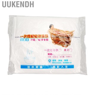 Uukendh Bathtub Cover Liner  Disposable 50pcs Lining Bag Thickened Sturdy Prevent Contaminants for Hotel Tubs