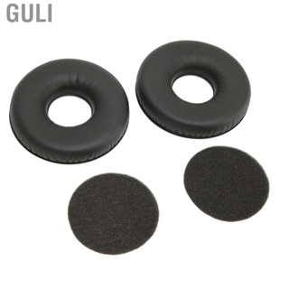 Guli Headphones Earpads Leather  Bass Black Sturdy Convenient Ear Pads For