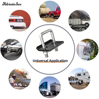 Adriaticsea อุปกรณ์กระชับสั่นสะเทือน ติดตั้งง่าย สําหรับ Suv Hitch Tightener for Rv Secure and Stable Hitch Tightener Easy Install Heavy Duty Lock Down Anti-rattle Stabilizer for Suvs and Rvs Stainless Ste