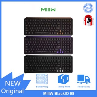 Miiiw BlackIO 98 คีย์บอร์ดไร้สาย สามโหมด แบบใส