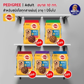 Pedigree ADULT อาหารสุนัขโต ขนาด 10 กิโลกรัม