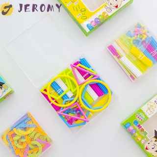 Jeromy ของเล่นตัวต่อ โมเดลเรขาคณิต 3D ABS DIY สําหรับเด็ก