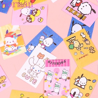 Norman สติกเกอร์ ลายการ์ตูนอนิเมะ Kuromi KT Cat Cinnamoroll ขนาดเล็ก สําหรับติดตกแต่งเครื่องเขียน