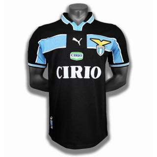 เสื้อกีฬาแขนสั้น ลายทีมชาติฟุตบอล Lazio 98-99 คุณภาพสูง สไตล์เรโทร