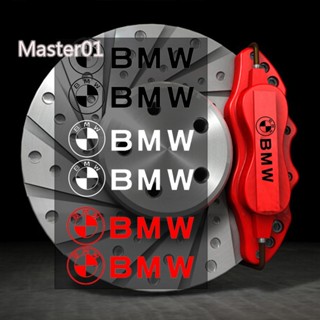 สติกเกอร์คาลิปเปอร์ไวนิล ดัดแปลง สําหรับติดตกแต่งล้อรถยนต์ BMW E36 E39 E34 E46 E32 F25 6 ชิ้น