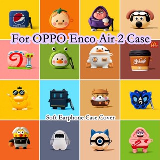 พร้อมส่ง!  เคสหูฟัง แบบนิ่ม ลายการ์ตูน สําหรับ OPPO Enco Air 2 OPPO Enco Air 2