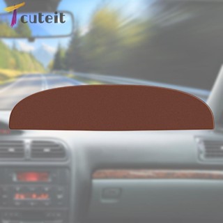 Tcuteit แผ่นแดชบอร์ดคอนโซลกลางรถยนต์ ผ้าสักหลาด กันแสง สําหรับ Tesla Model 3 19-21