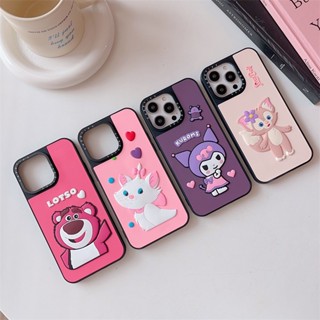 Casetifg เคสโทรศัพท์มือถือ ซิลิโคนนิ่ม TPU กันกระแทก ลายการ์ตูนแมว หมี สตรอเบอร์รี่ 3D น่ารัก คุณภาพสูง สําหรับ iPhone 15 14 11 12 13 Pro Max 15 14 Plus