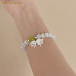 Yanxi สร้อยข้อมือ ประดับคริสตัล โอปอล รูปดอกลิลลี่ วัลเลย์ ดอกไม้ เครื่องประดับ สําหรับผู้หญิง