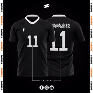 พร้อมส่ง เสื้อกีฬาแขนสั้น ลาย Haikyuu Inarizaki