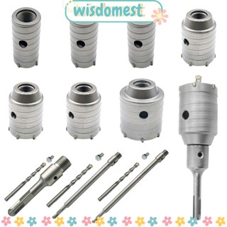 Wisdomest ดอกสว่านโฮลซอ หัวคาร์ไบด์ สเตนเลส สําหรับเจาะรูโลหะ หิน