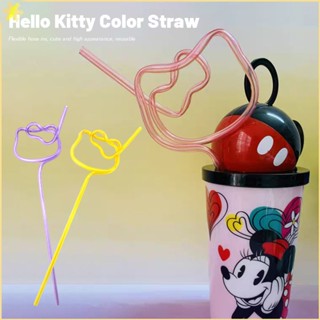 [LBE] หลอดสี Hello Kitty Ins Style ค่าสีสูง อุปกรณ์เสริมสำหรับดื่มแบบท่อนำกลับมาใช้ใหม่ได้