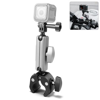 PULUZ PU867B Camera Mounts Clamp Mount with Dual 360°Rotatable Ball Head - Versatile Bike Handlebar Adapter