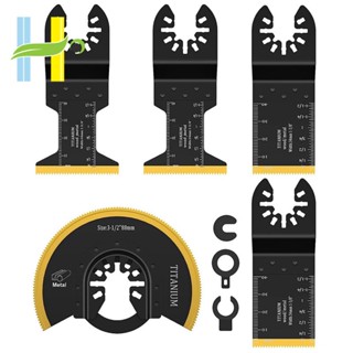 ชุดใบเลื่อยสั่นไทเทเนียม หลายใบ สําหรับโลหะ ไม้ สกรู 5 ชิ้น
