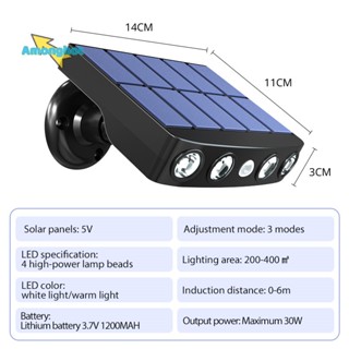 Amonghot&gt; โคมไฟสปอตไลท์ LED พลังงานแสงอาทิตย์ กันน้ํา สําหรับตกแต่งสวนกลางแจ้ง