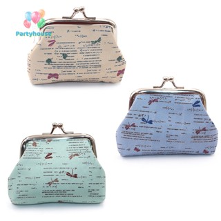 Uvig&gt; กระเป๋าสตางค์ กระเป๋าใส่เหรียญ ลายตัวอักษรย้อนยุค Hasp Mini Pocket Money Purse Wedding Candy Bag new