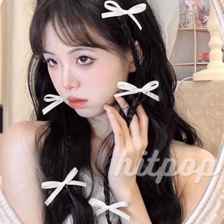 Hitpop- กิ๊บติดผม ริบบิ้นปากจระเข้ โบว์ ขนาดเล็ก น่ารัก สีพื้น เครื่องประดับผม สําหรับผู้หญิง