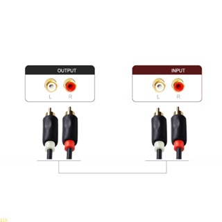 Xin สายเคเบิลสเตอริโอ HiFi 2RCA เป็น 2RCA คุณภาพสูง