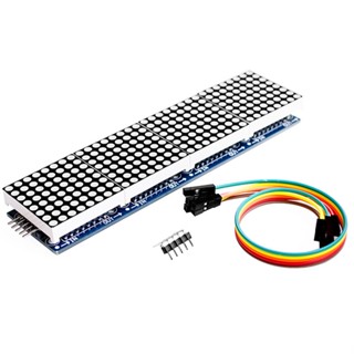 4 In 1 โมดูลไมโครคอนโทรลเลอร์ ติดตั้งง่าย สําหรับ Arduino Microcontroller พร้อม 5P Line Dot Matrix Module