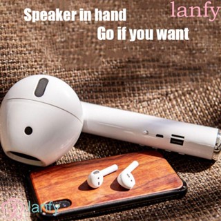 Lanfy ชุดหูฟังบลูทูธไร้สาย ซับวูฟเฟอร์สเตอริโอ HiFi ขนาดใหญ่