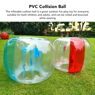 Home&amp;Gardening Inflatable Bump Ball Human Collision PVC Body Bubble Bounce สำหรับกิจกรรมกลางแจ้ง 90x80 ซม