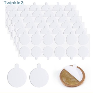 Twinkle สติกเกอร์ซีลขี้ผึ้ง มีกาวในตัว 25 มม. สีขาว คุณภาพสูง พร้อมแหวนดึง ถอดออกได้ 600 ชิ้น