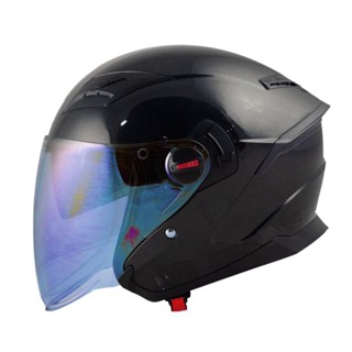 หมวกกันน็อค RANDOM HELMET Air Force - Elegance ดำเกล็ดเงา