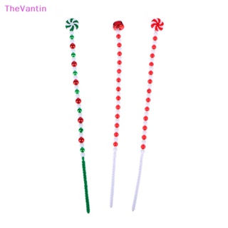 Thevantin กระดิ่ง จี้ต้นคริสต์มาส สําหรับตกแต่งบ้าน เทศกาลปีใหม่ 5 ชิ้น