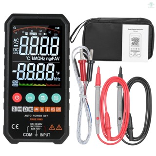 Mastfuyi Super Slim Palm Size 3.3-inch LCD Digital Multimeter 6000 Counts True RMS Universal Meter High Accuracy Smart Measure AC/DC Voltage Resistance Capacitance Frequency Continuity Diode NCV Test