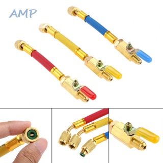 ⚡NEW 9⚡3Pcs/Set R134A R410A R22 R12 Charging Hoses with Ball Valve for AC Air Efficient