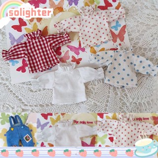 Solighter เสื้อผ้าตุ๊กตา กางเกงยีนลําลอง แฟชั่น สําหรับตุ๊กตา 1/11 ob11 1/12 BJD