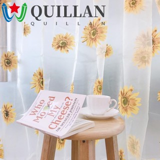 Quillan ผ้าม่าน Voile ระเบียง หน้าต่าง ม่านบังตา ดอกไม้ ตกแต่งบ้าน