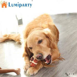 Lumiparty ของเล่นเคี้ยว ทําความสะอาดฟัน ขนมขบเคี้ยว สําหรับสัตว์เลี้ยง สุนัข