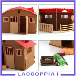 [Lacooppia1] ชุดของเล่นฉากฟาร์ม DIY สําหรับเด็ก