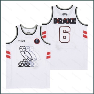 เสื้อกีฬาบาสเก็ตบอล ลายทีม OVO So Far Gone Jersey SY3 No.6 Drake พลัสไซซ์ สําหรับผู้ชาย และผู้หญิง YS3