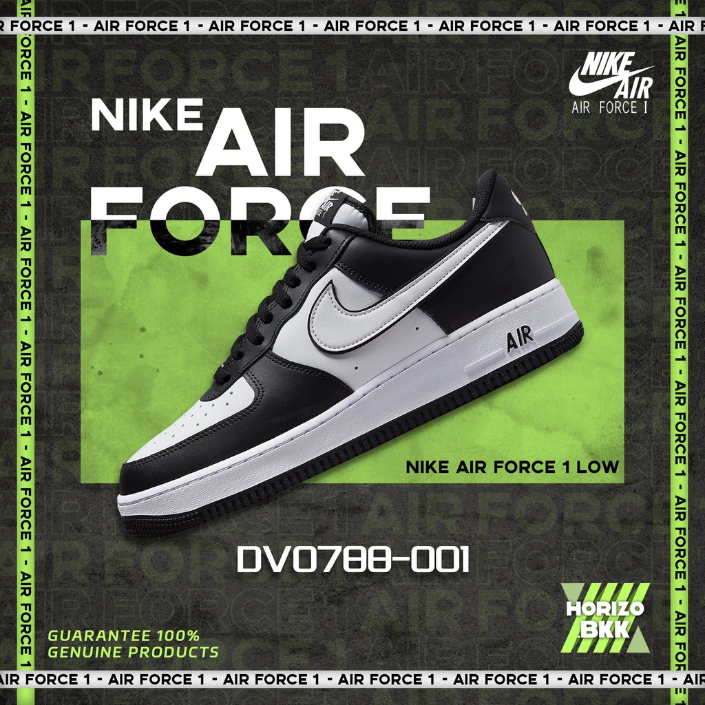 [ของแท้100%] Nike Air Force 1 Low Panda DV0788-001