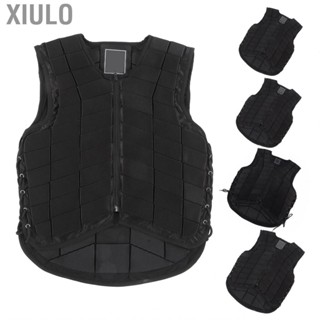 Xiulo Adult Children Equestrian Vest Kids Safety Horse Riding Protective Gear Shock Absorption Waistcoat