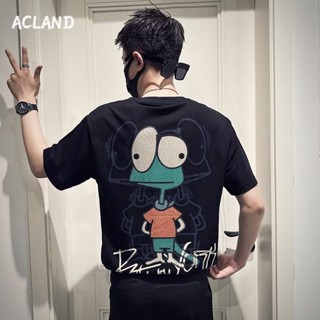 Acland เสื้อยืดผู้ชาย ผู้ชายเสื้อเชิ้ต เสื้อยืด ผ้านุ่ม ใส่สบาย ไม่หด ไม่ต้องรีด MTX2390KII 37Z230911