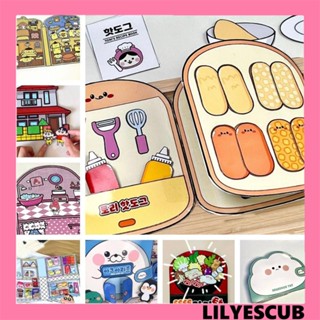 Lilyescub หนังสือแฮนด์เมด ลายการ์ตูนชินจัง มอนเตสซอรี่ DIY สําหรับเด็กวัยหัดเดิน