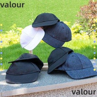 Valour หมวกฟางลําลอง ลายสัตว์ สีแคนดี้ แฟชั่น