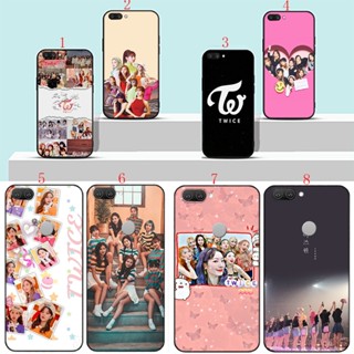 เคสโทรศัพท์มือถือนิ่ม พิมพ์ลาย TWICE K POP สีดํา สําหรับ Realme C2 C3 C12 C15 C11 2020 C11 2021 H20