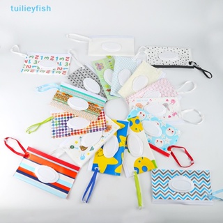 【tuilieyfish】กระเป๋าใส่ทิชชู่เปียก Eva แบบฝาพับ ใช้ซ้ําได้ 1 ชิ้น【IH】