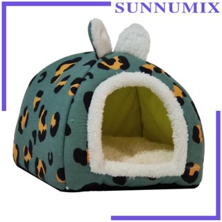 [Sunnimix] บ้านแมว กึ่งปิด ให้ความอบอุ่น สําหรับสัตว์เลี้ยง สุนัข แมว