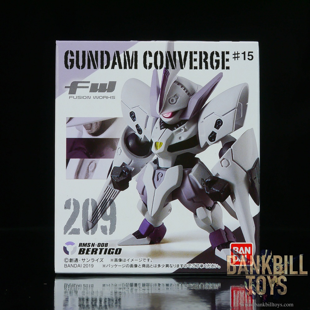 กันดั้ม Bandai Candy Toy FW Gundam Converge #15 No.209 RMSN-008 Bertigo