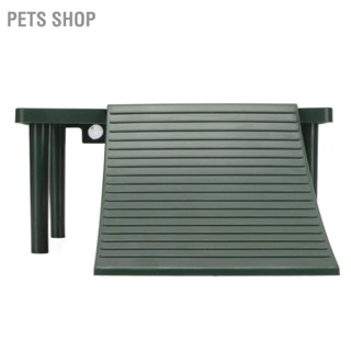 Pets Shop Turtle Basking Platform การออกกำลังกายความสามารถในการปีนเขาเต่าพักผ่อนระเบียงพร้อมบันไดปีนสีเขียว