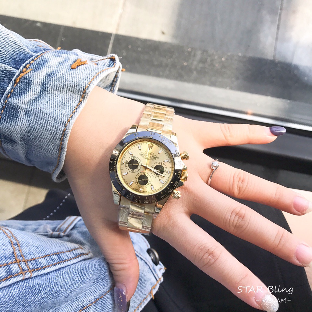 แฟชั่นคลาสสิกกันน้ําผู้หญิงนาฬิกาสปอร์ตควอตซ์นาฬิกาแบตเตอรี่ Jam Tangan Lelaki Jam perempuan